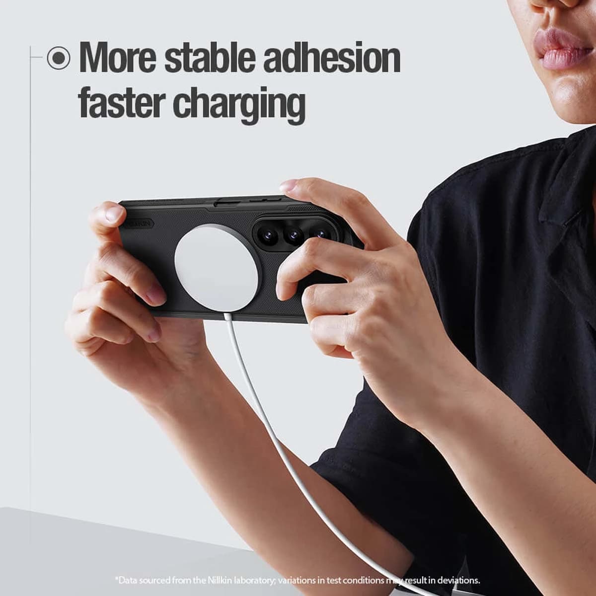 قاب ضدضربه مگنتی Galaxy Z Fold 8 Ultra مارک نیلکین مدل Super Frosted Shield Fold — تصویر ۸