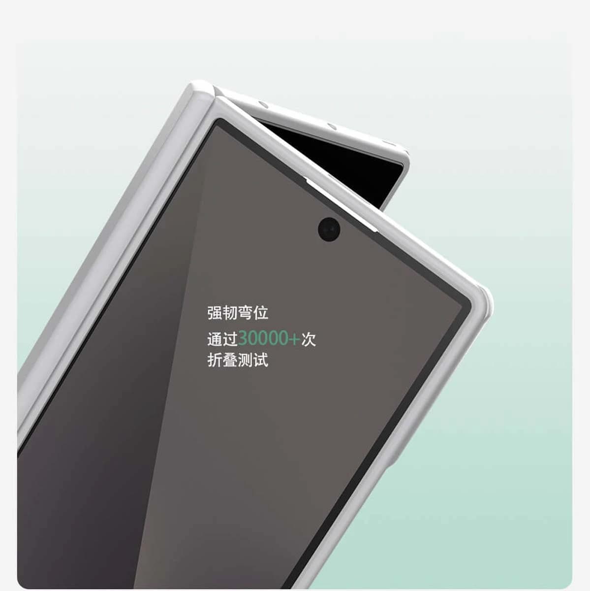 قاب کریستالی کمرا استند شیشهای Galaxy Z Fold 8 Ultra مارک نیلکین مدل Iceblade Prop — تصویر ۵