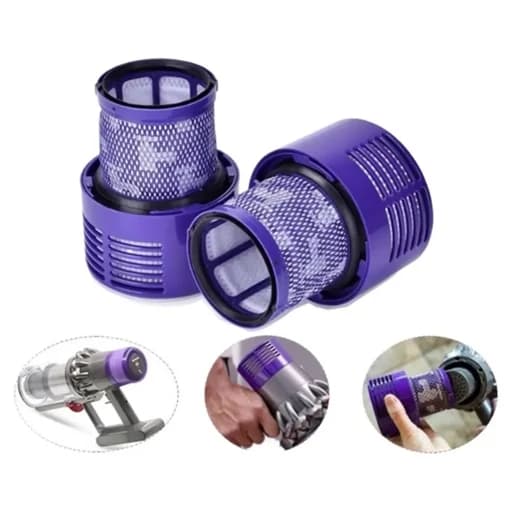فیلتر جارو شارژی دایسون مدل V10 و SV12 پک 2 عددی اورجینال امازون المان( ارسال رایگان⭐ — تصویر ۲