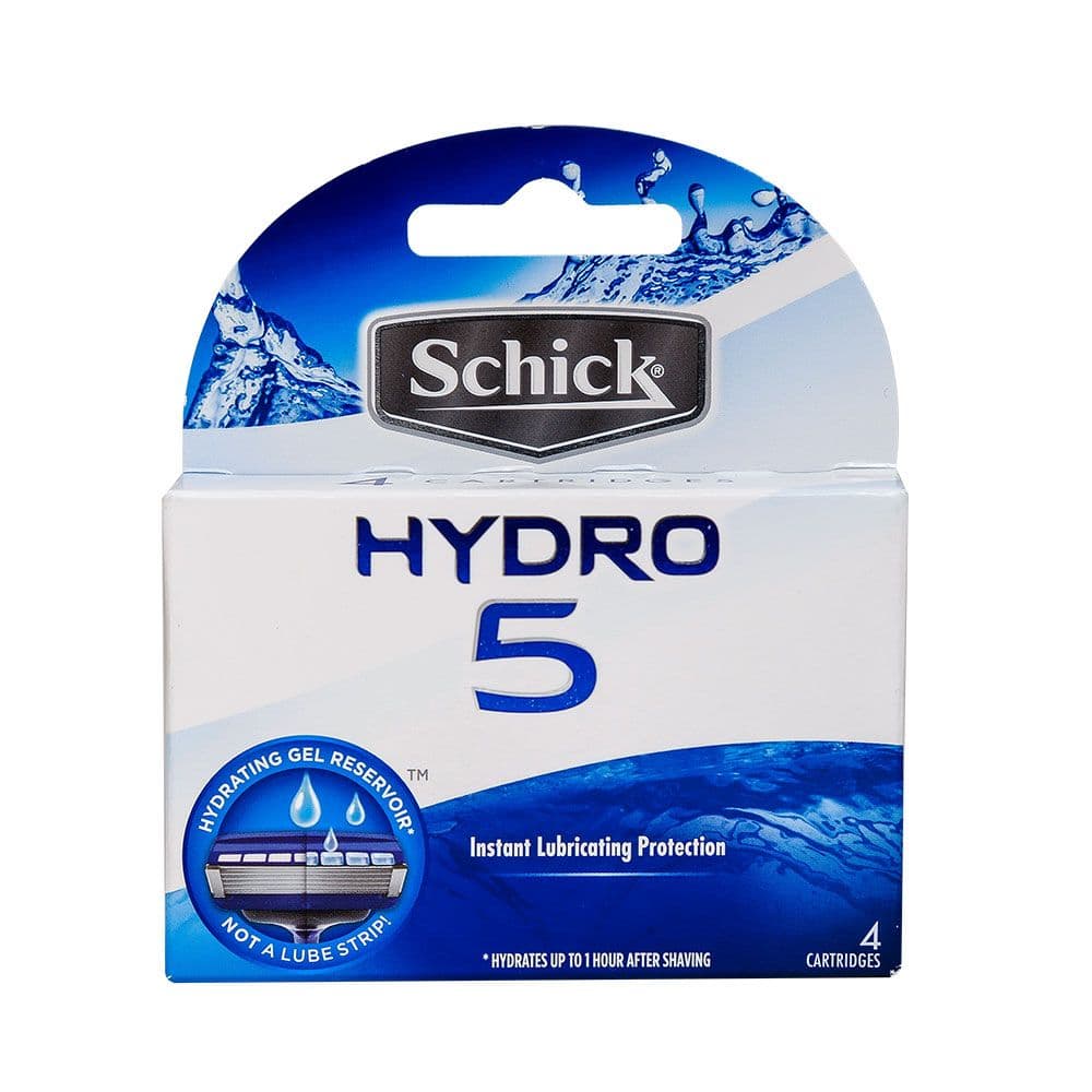 تیغ یدک خودتراش مردانه 5 تیغه Hydro 5 بسته 4 عددی شیک — تصویر ۵