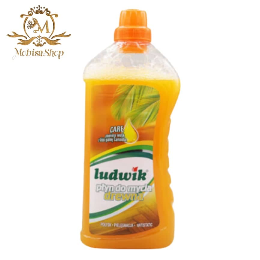 پارکت شوی لودویک Ludwik حاوی موم نخل کارنوبا حجم 1 لیتری — تصویر ۳