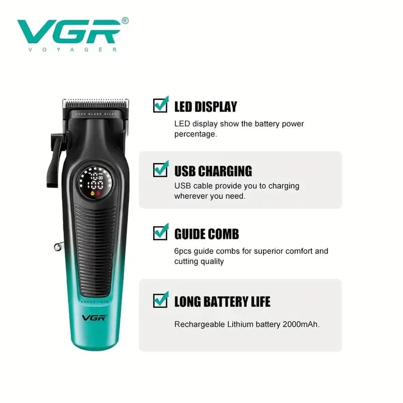 ماشین اصلاح سر و صورت وی جی آر مدل V-196 — تصویر ۴