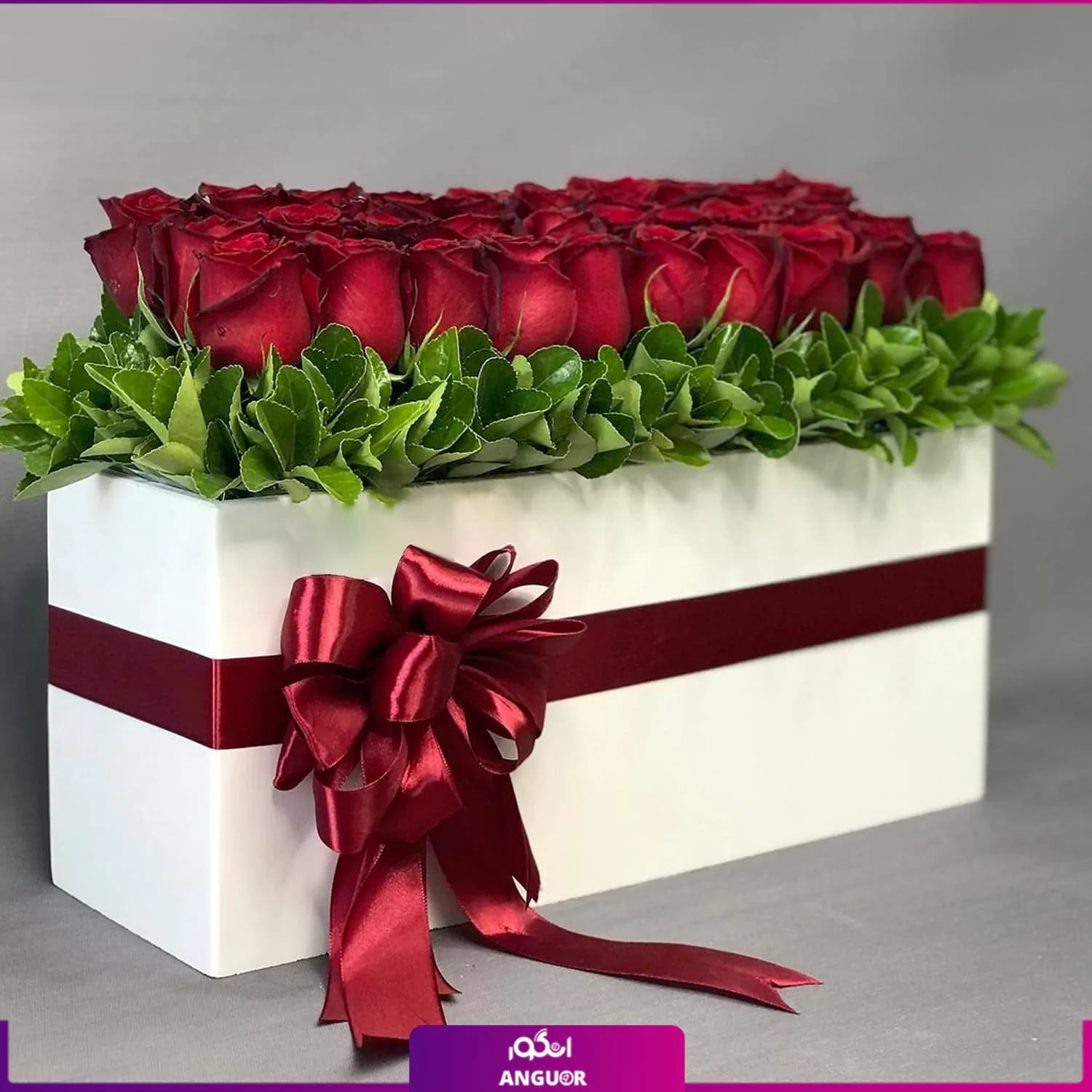 باکس گل رز 30 شاخه — تصویر ۵