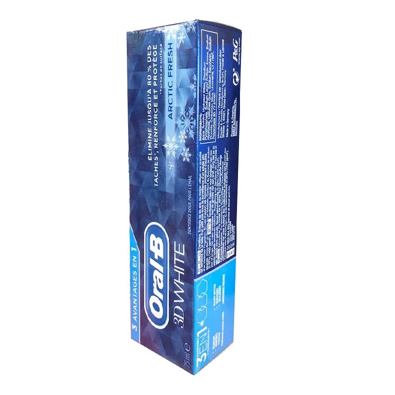 خمیردندان تری دی وایت 3DWhite اورال بی سفیدکننده مدل Arctic Fresh حجم 75 میلی — تصویر ۵