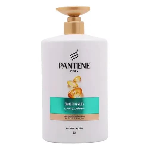 شامپو صاف کننده مو پنتن PANTENE مدل Smooth and Silky حجم 1000 میل — تصویر ۸