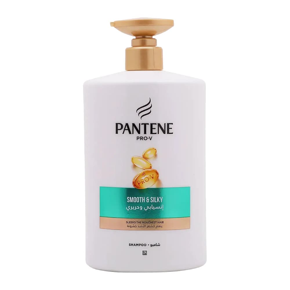 شامپو صاف کننده مو پنتن PANTENE مدل Smooth and Silky حجم 1000 میل — تصویر ۱۰