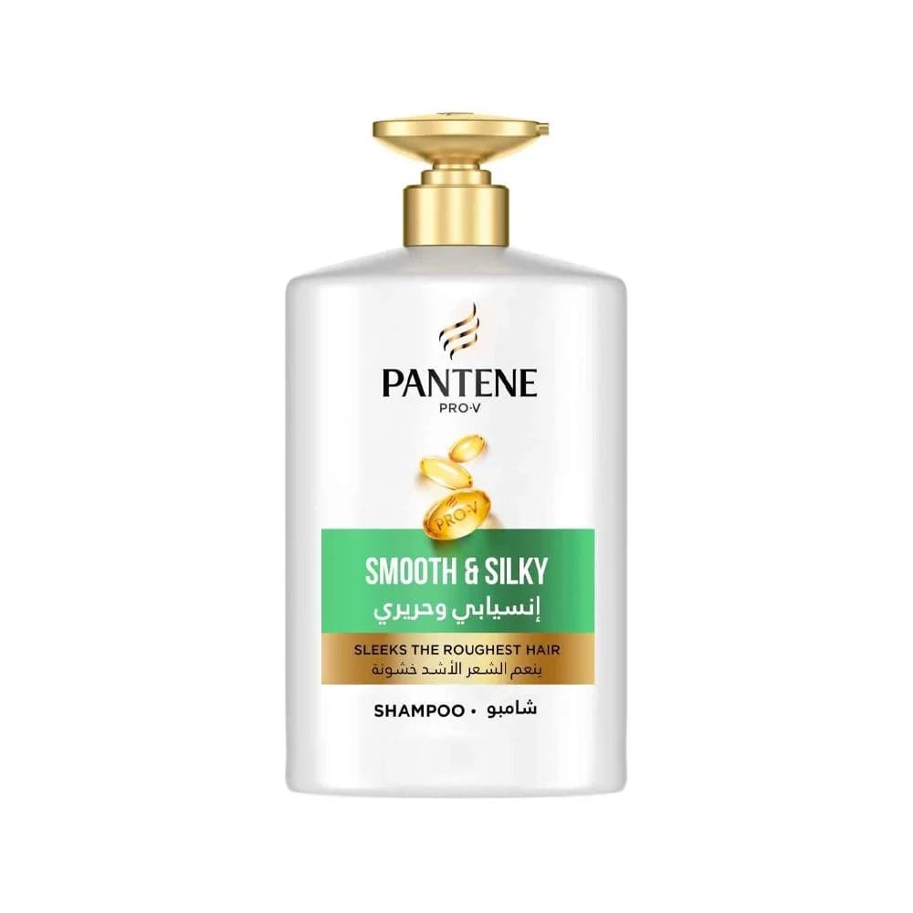 شامپو صاف کننده مو پنتن PANTENE مدل Smooth and Silky حجم 1000 میل — تصویر ۵