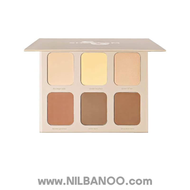 پالت کانتور برنزر و هایلایتر شیگلم SHEGLAM مدل NUDE — تصویر ۱۰