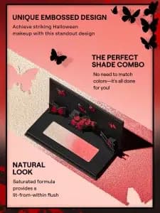 پالت رژگونه و هایلایتر شیگلم SHEGLAM مدل Crimson Butterfly — تصویر ۳