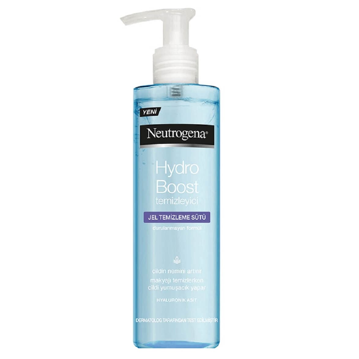 ژل شیرپاک کن صورت نیتروژنا Neutrogena Hydro Boost Jel حجم 200 میلی — تصویر ۳