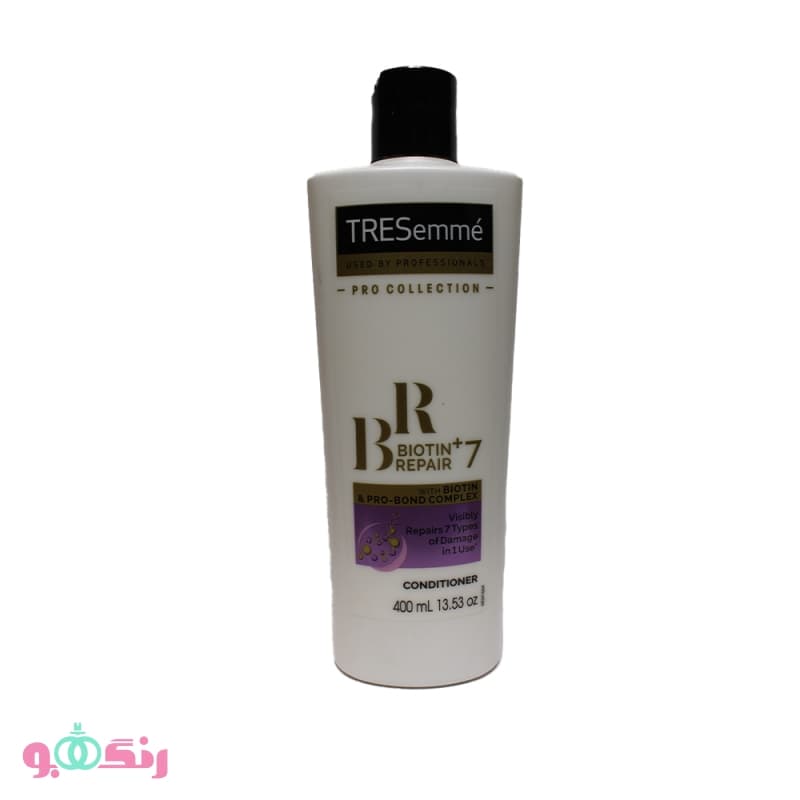نرم کننده و ترمیم کننده ٧ کاره ترزمه Tresemme مدل Biotin + Repair 7 حجم 400 میلی — تصویر ۳