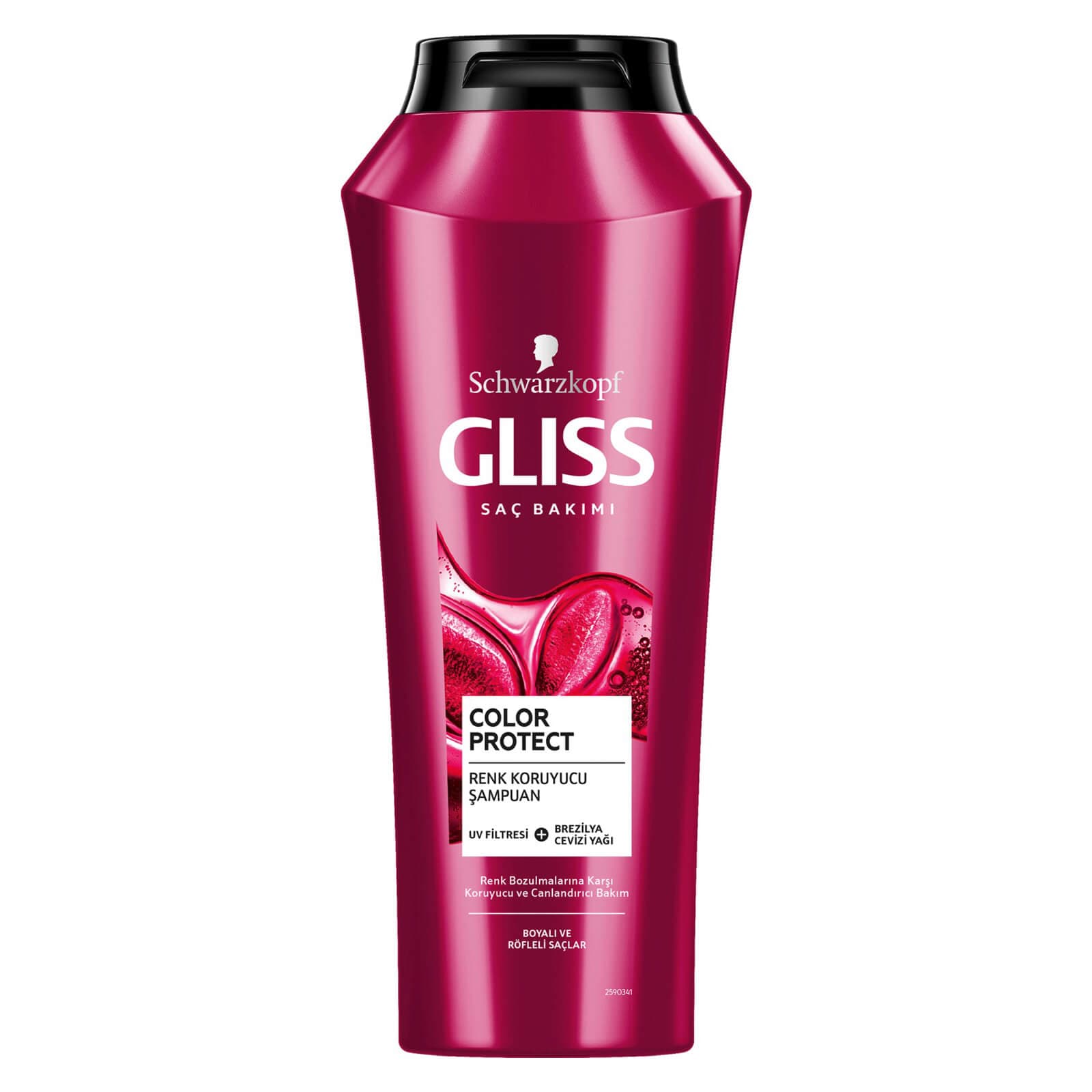 شامپو گلیس GLISS قرمز برای موهای رنگ شده Color Protect حجم 500 میلی — تصویر ۶