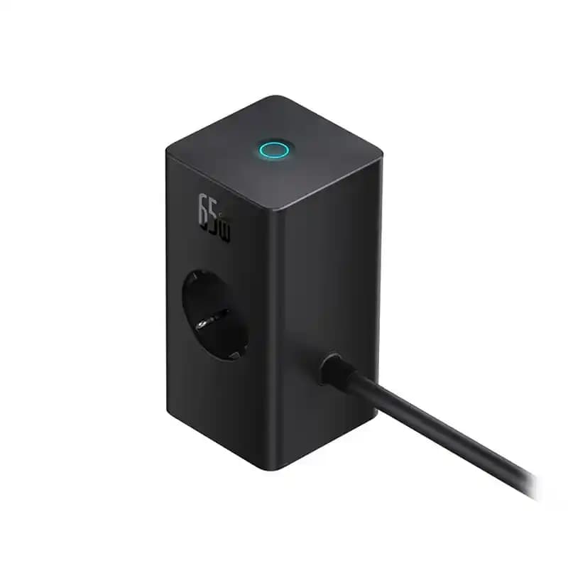 شارژر رومیزی باسئوس Baseus PowerCombo 5 2AC+1u+1C PSLR000301 65W — تصویر ۴