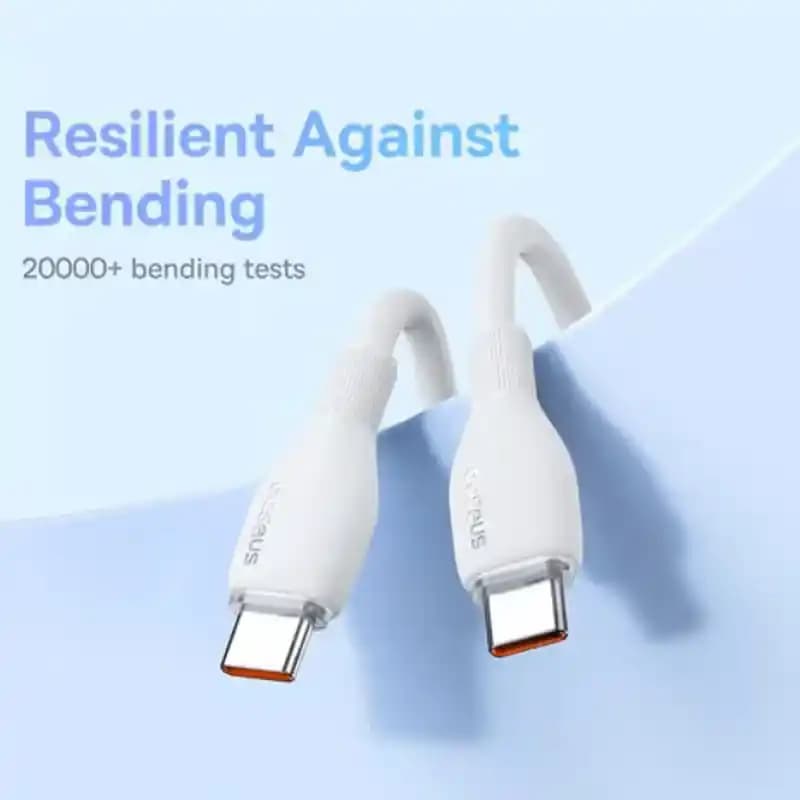 کابل باسئوس Baseus Pudding 100W Type-c To Type-c P1035570 — تصویر ۵