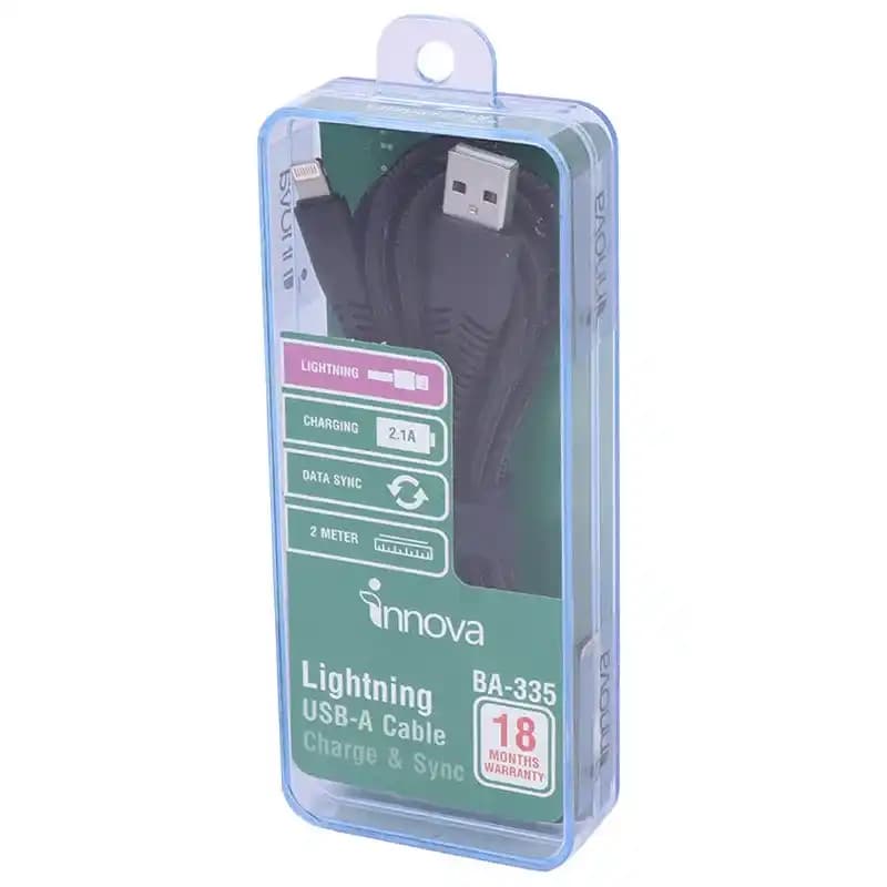 کابل آیفونی فست شارژ Innova BA-335 2.1A 2m — تصویر ۶