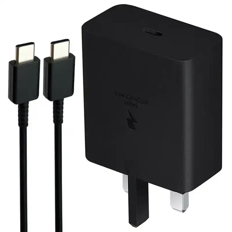 کلگی فست شارژ اورجینال Samsung 3Pin PD 45W Type-C + کابل تایپ سی — تصویر ۹