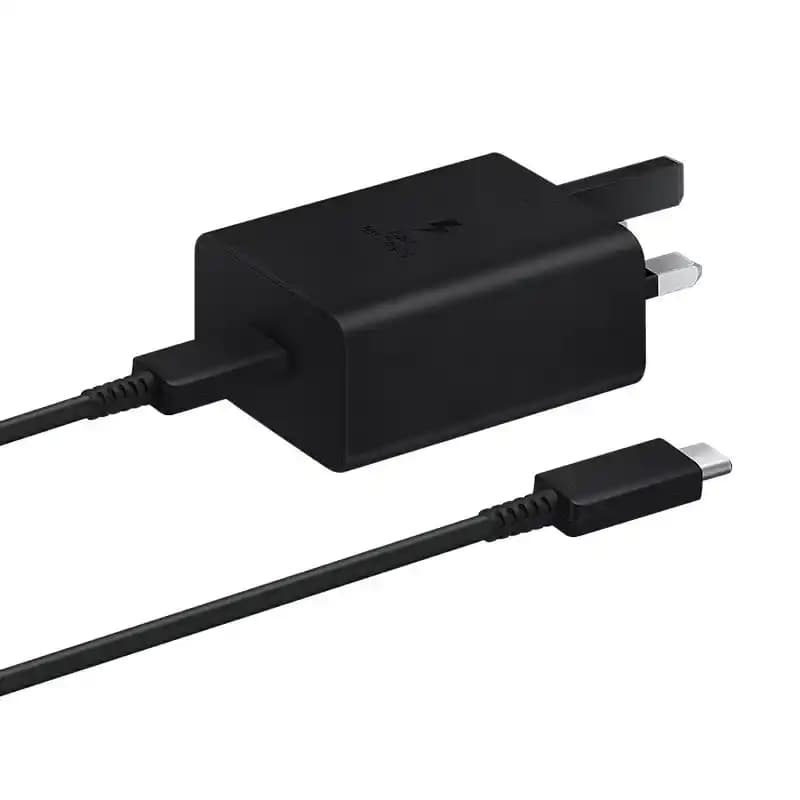 کلگی فست شارژ اورجینال Samsung 3Pin PD 45W Type-C + کابل تایپ سی — تصویر ۵