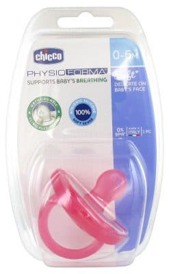 پستانک 0-6 ماه تمام سیلیکون فیزیو سافت سفید چیکو Chicco — تصویر ۶