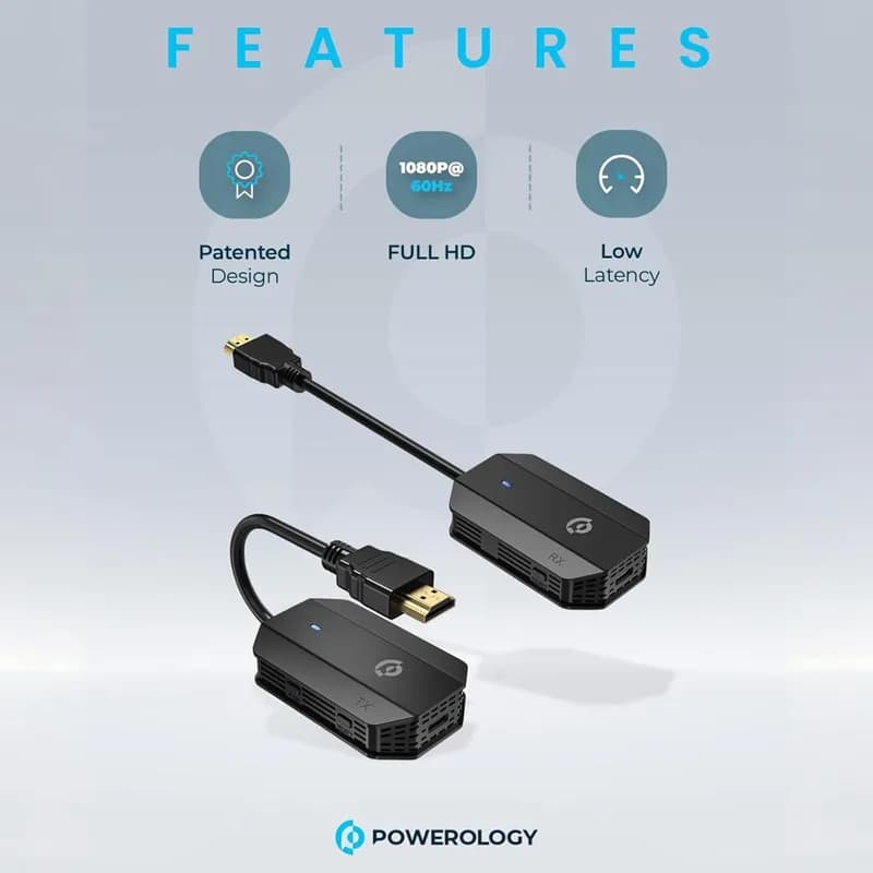 دانگل انتقال تصویر hdmi به hdmi بی سیم پاورولوژی مدل PHDMRABK — تصویر ۱۱