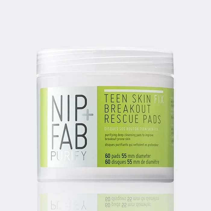 پد پاکسازی منافذ نیپ اند فاب مدل Nip and Fab Teen Skin Fix Breakout Rescue Pads — تصویر ۲