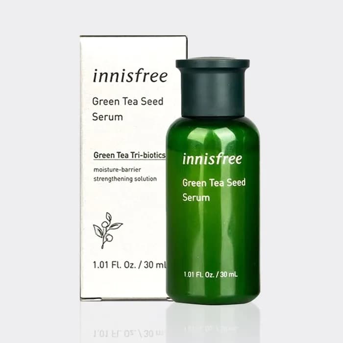 سرم آبرسان و ترمیم کننده دانه چای سبز اینیسفری مدل innisfree Green tea Seed Serum — تصویر ۵