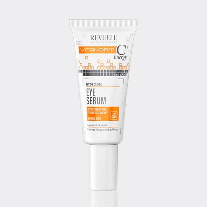 سرم دور چشم ضدلک و روشن کننده ویتامین سی رووله مدل Revuele Vitanorm C+ Energy Hydrogel Eye Serum