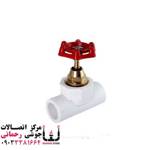 شیر فلکه طرح قدیم سایز 32 برند اذین لوله