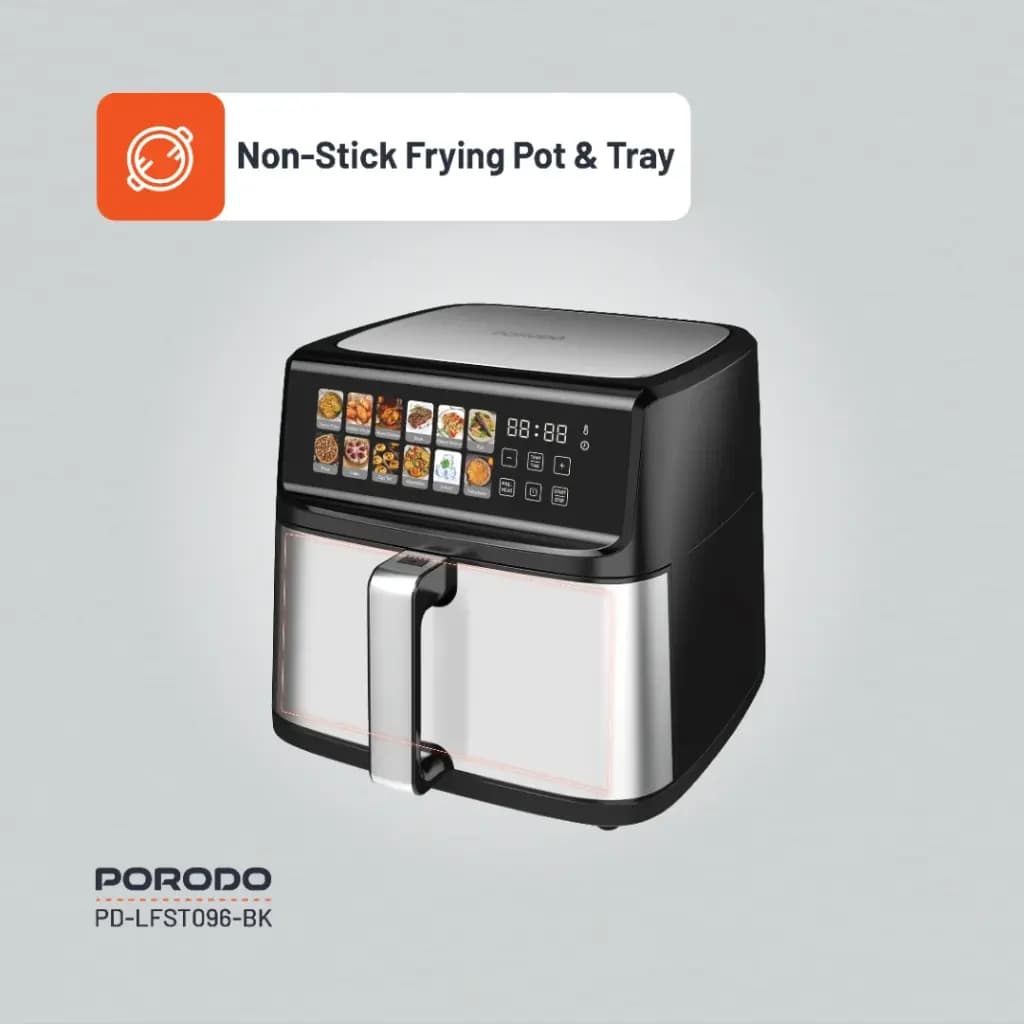 هواپز و سرخ کن بدون روغن 11 لیتری پرودو مدل Large Capacity Air Fryer LFS096 — تصویر ۶