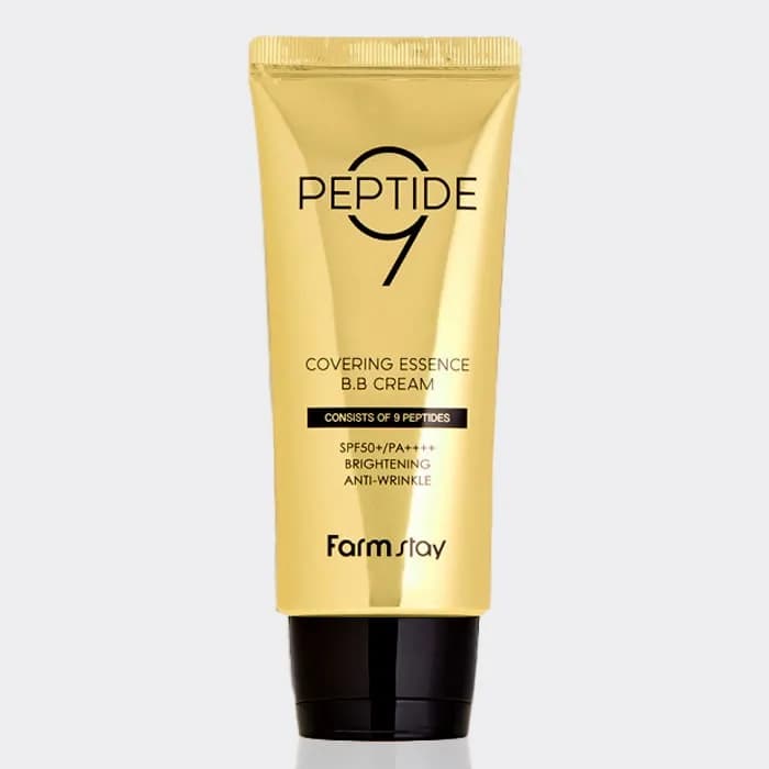 بی بی کرم پپتید فارم استی حجم 50 گرم مدل Farm Stay Covering Essence B.B Cream spf50