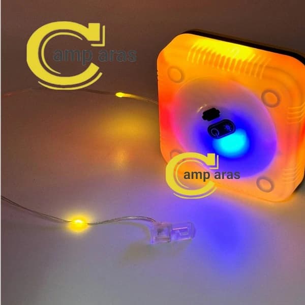 چراغ ریسه شارژی کمپینگ CAMP LIGHT D87-1 آهنربایی — تصویر ۷