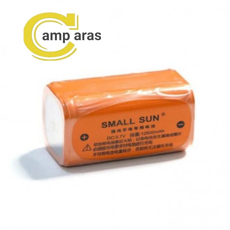 باتری شارژی لیتیومی اسمال سان 12800MAH نارنجی 3.7 ولت
