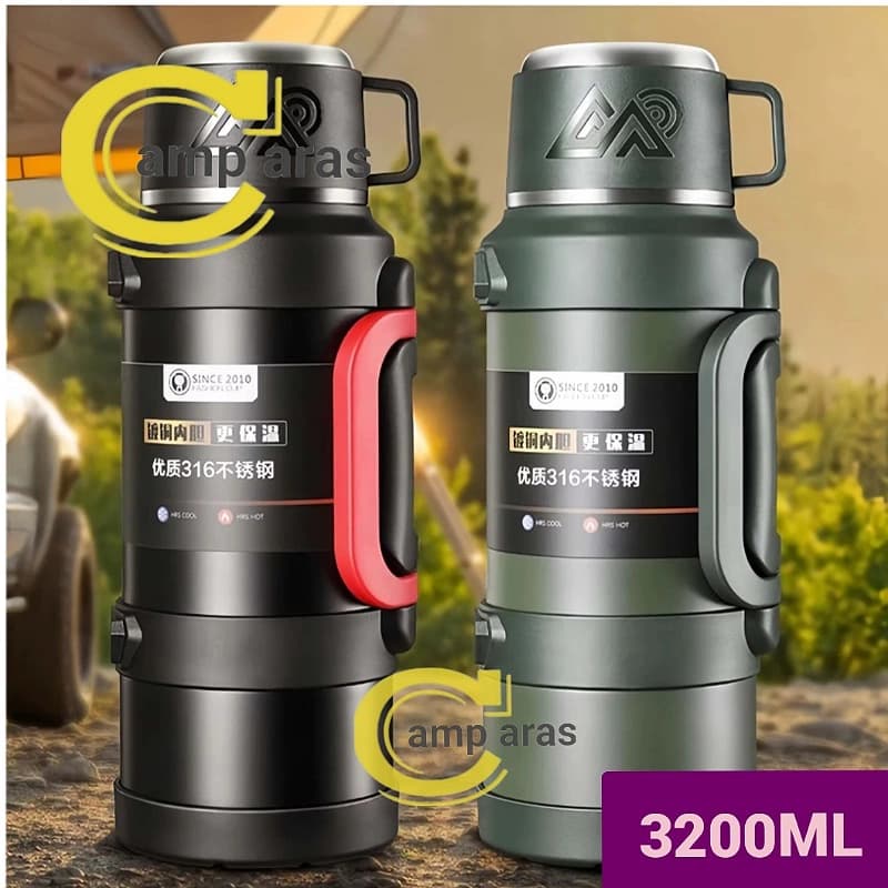 فلاسک وکیوم 3200 میلی لیتر سیف SAFE SUS 316 دوجداره — تصویر ۱۰