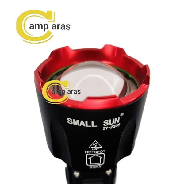 چراغ قوه پلیسی اسمال سان SMALL SUN ZY-2309 زوم دار — تصویر ۵