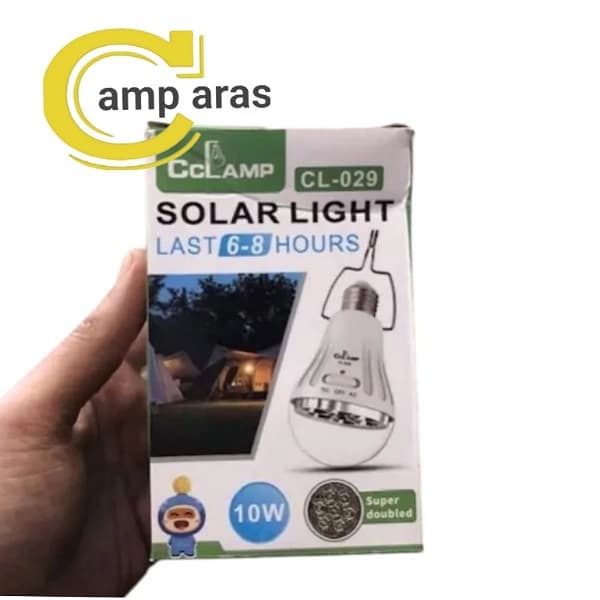 لامپ شارژی LED سرپیچی 10وات CCLAMP CL-029 AC-DC — تصویر ۶