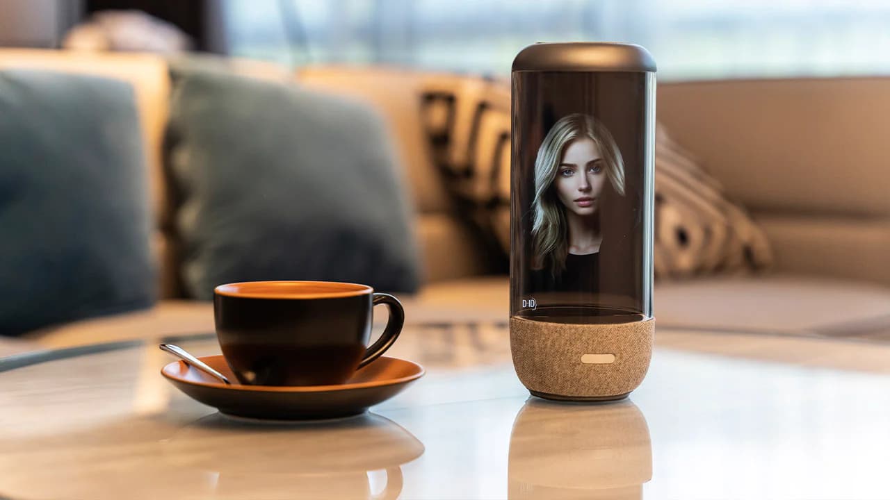 اسپیکر بلوتوثی قابل حمل هوش مصنوعی مدل Ai HOLOBOX — تصویر ۹