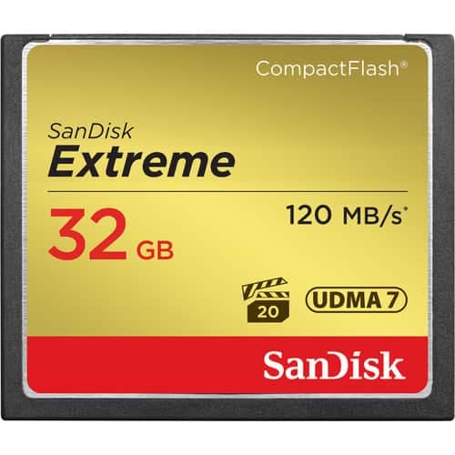 کارت حافظه سن دیسک SanDisk CF 32GB Extreme 800X 120mb — تصویر ۴