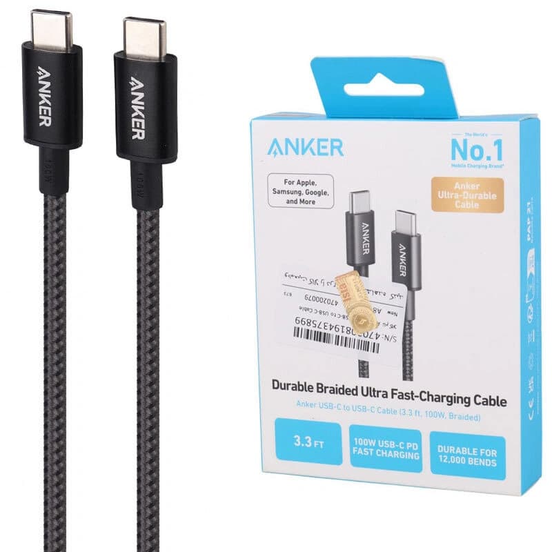 کابل تبدیل USB-C به USB-C مدل A8756 طول 1 متر — تصویر ۳