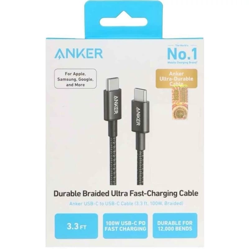 کابل تبدیل USB-C به USB-C مدل A8756 طول 1 متر — تصویر ۱۲