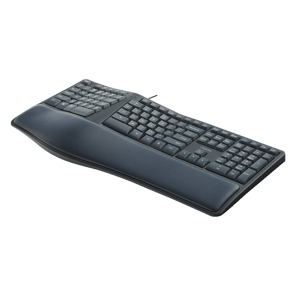 کیبورد سیمی ارگونومیک رپو مدل Rapoo NK8800 Ergonomic Wired Keyboard — تصویر ۵
