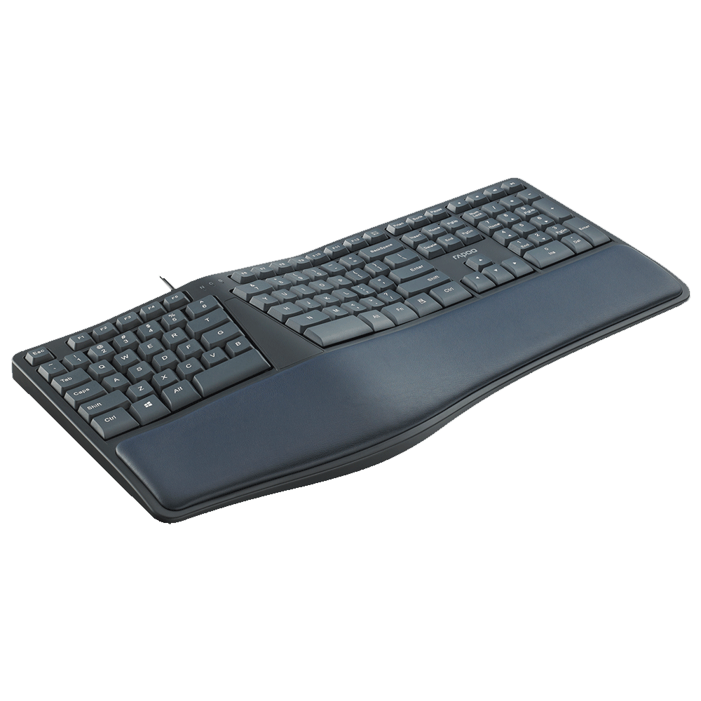کیبورد سیمی ارگونومیک رپو مدل Rapoo NK8800 Ergonomic Wired Keyboard — تصویر ۶