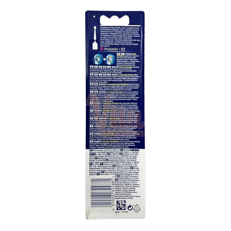 سری یدک مسواک برقی اورال بی Floss Action بسته 4 عددی — تصویر ۳