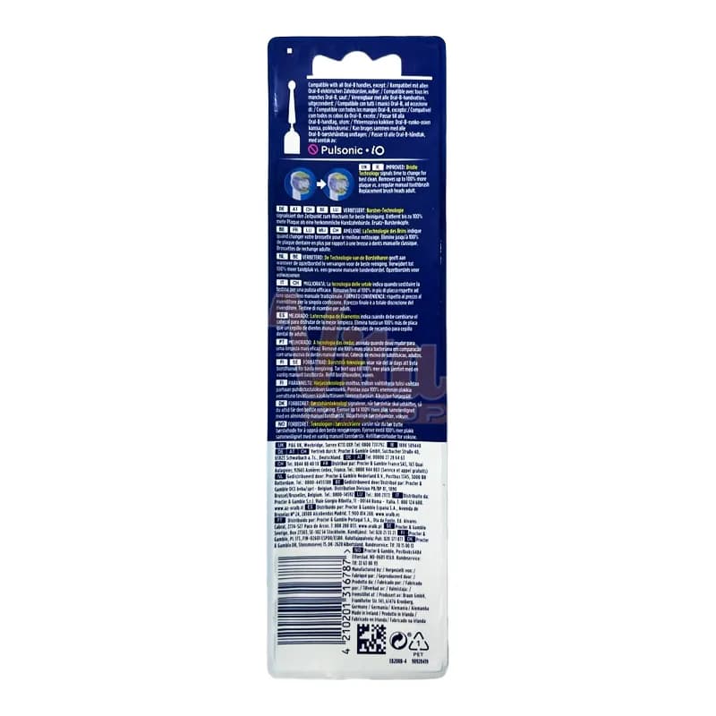 سری یدک مسواک برقی اورال بی Precision Clean بسته 4 عددی — تصویر ۳