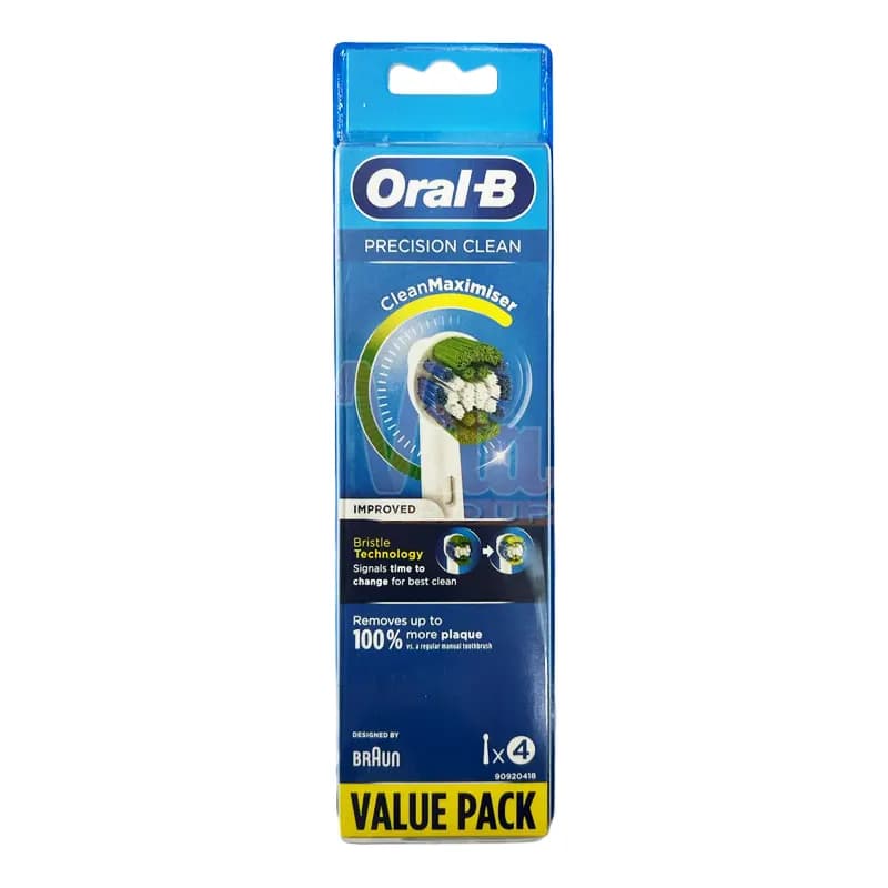 سری یدک مسواک برقی اورال بی Precision Clean بسته 4 عددی