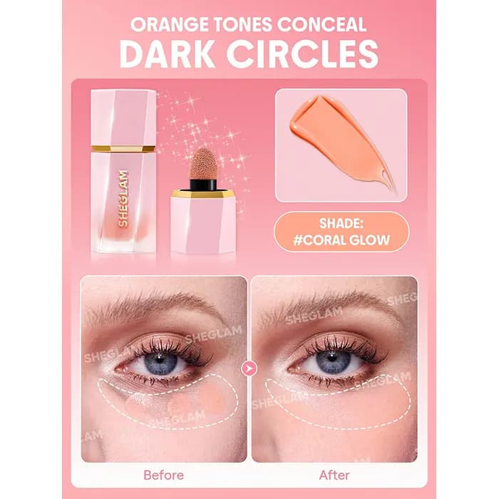 رژ گونه مایع رنگ Coral Glow شیگلم — تصویر ۴