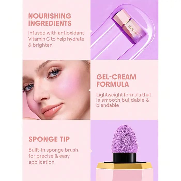 رژ گونه مایع رنگ Lilac Dream شیگلم — تصویر ۳