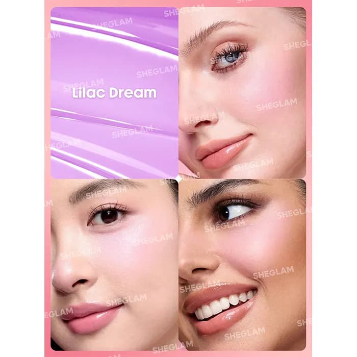 رژ گونه مایع رنگ Lilac Dream شیگلم — تصویر ۴