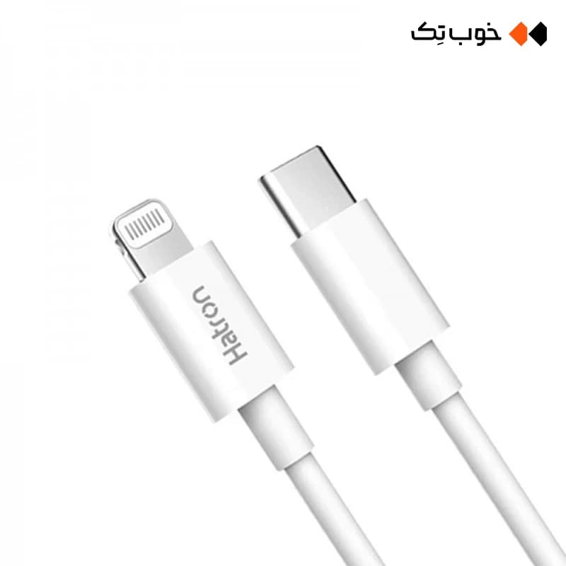 کابل شارژ Type C to Lightning هترون مدل HC365i — تصویر ۳