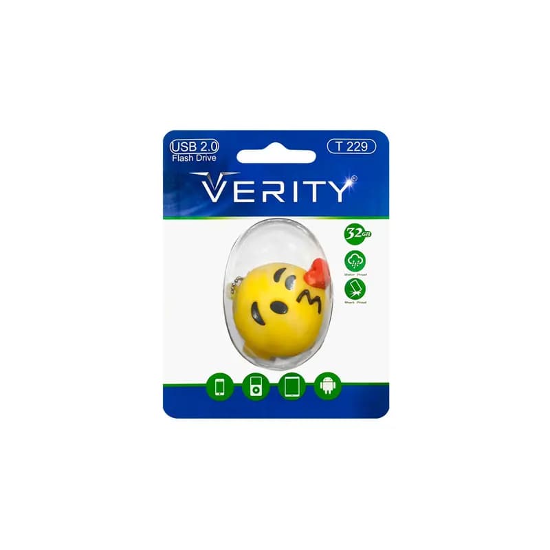 فلش عروسکی T229 وریتی 32 گیگابایت (VERITY) USB 2.0 — تصویر ۳