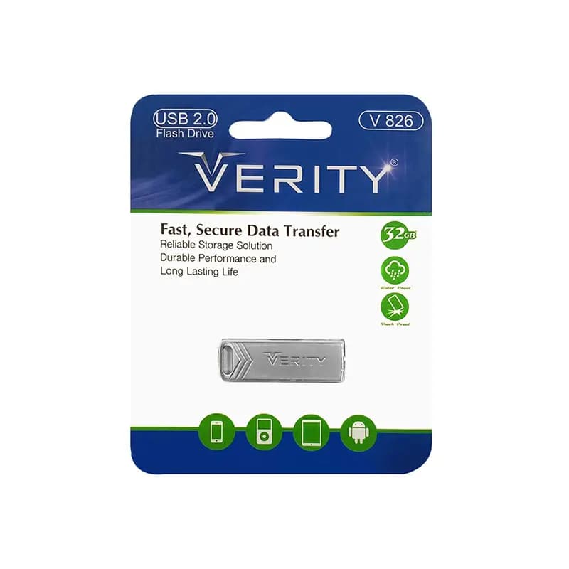 فلش V826 USB2.0 وریتی 32 گیگابایت (VERITY) — تصویر ۳