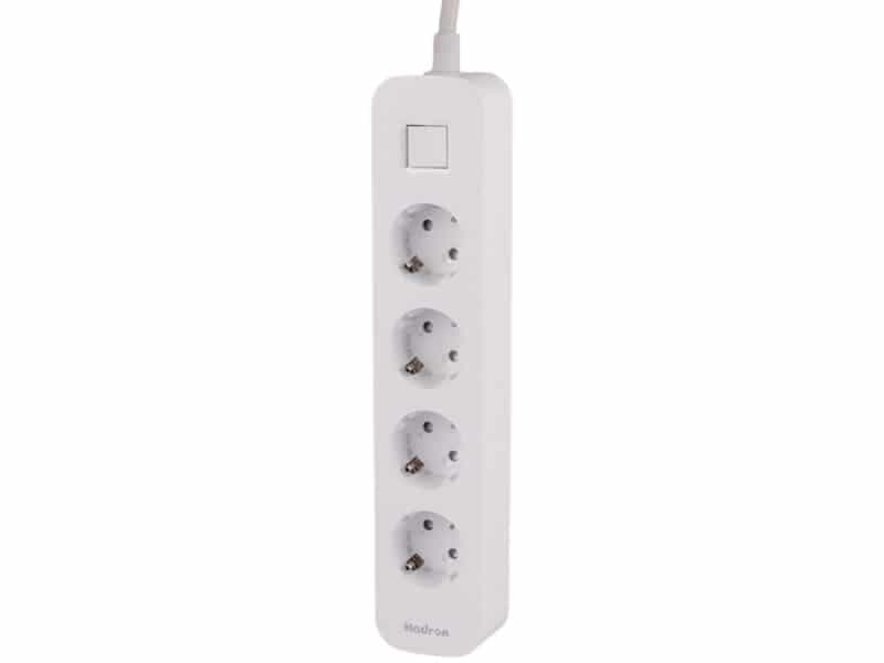 چند راهی برق ارت دار چهار سوکت هادرون Hadron P24 4 AC Way Power Strip 16A — تصویر ۲
